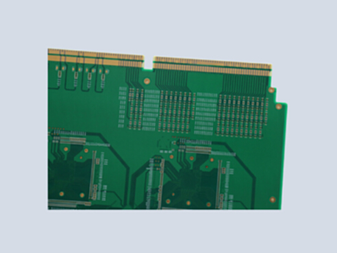 10层金手指通孔PCB线路板