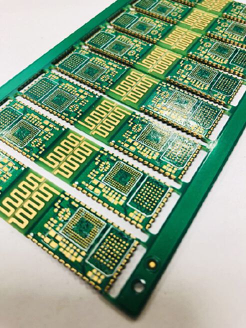 4层沉金金手指半孔PCB