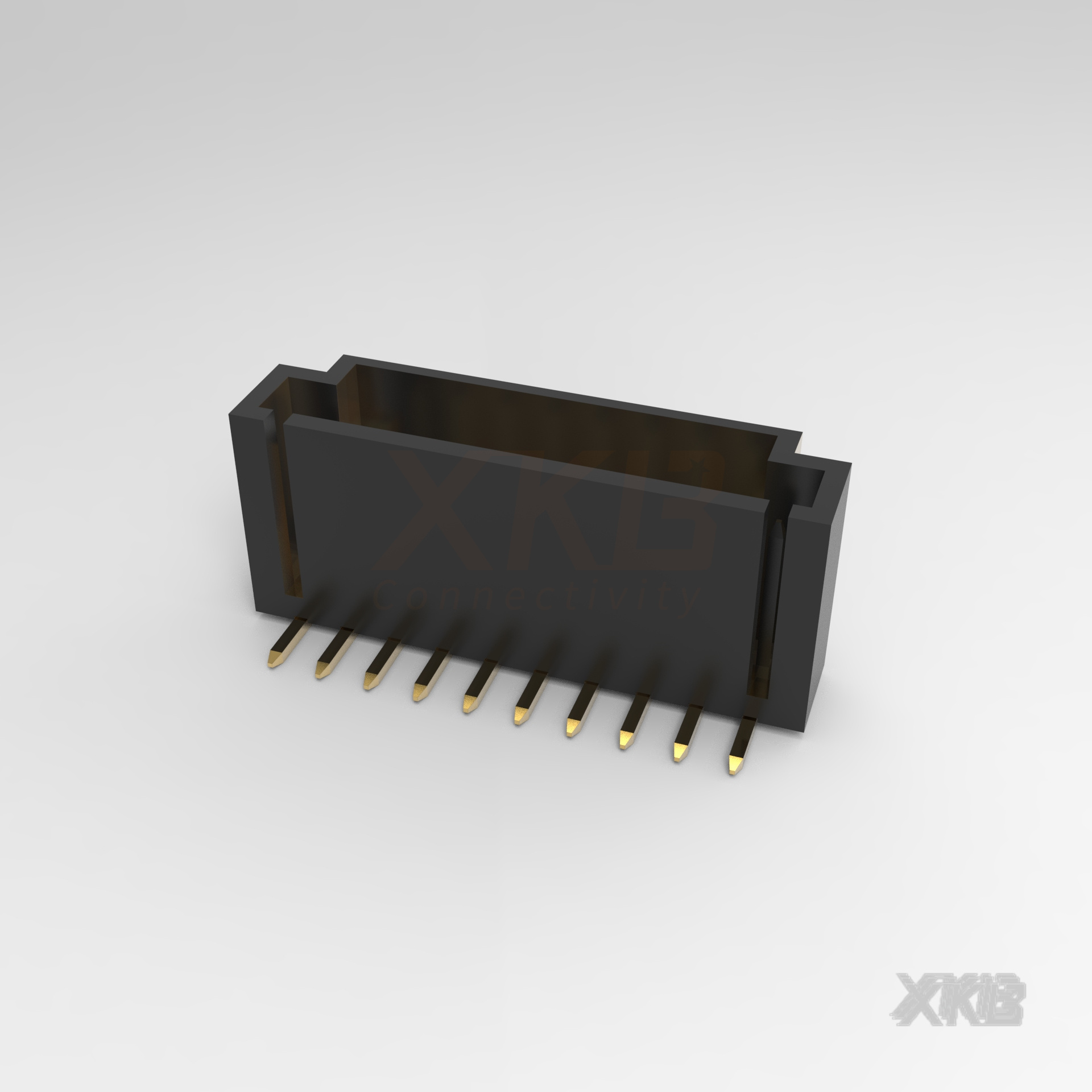 X9556WR-10-N0V01_线对板针座