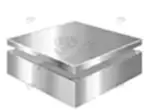 10123-C PLAIN ALUMINUM_机架/存储/外壳