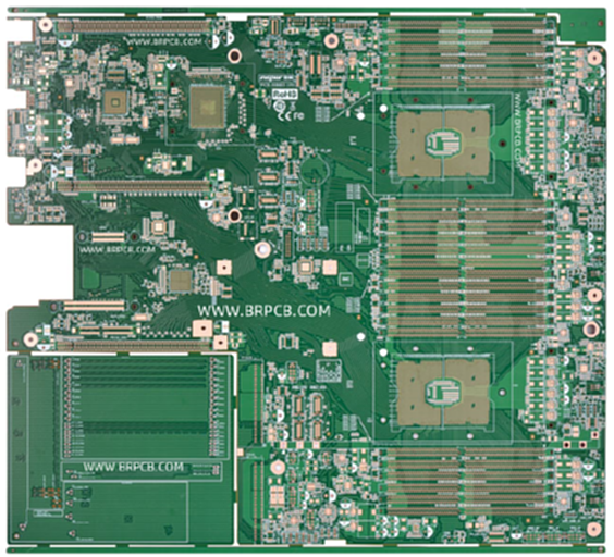 12层三阶HDI板 | IT-170GT材质 沉金表面处理