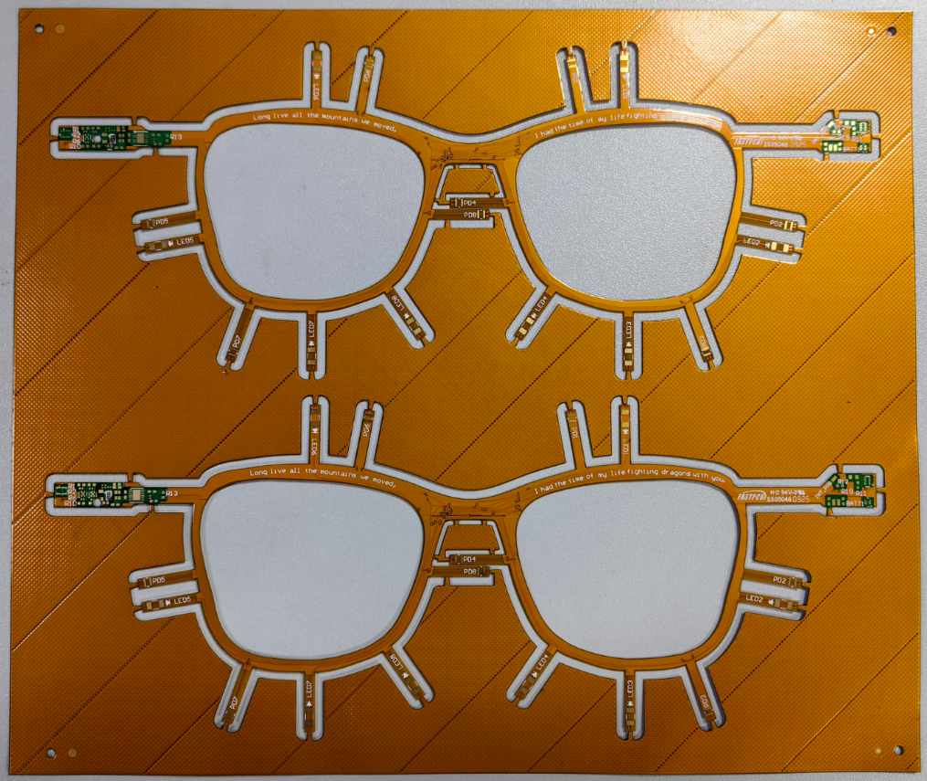 4 层 HDI 软板FPC板（AR 眼镜）