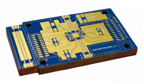 4层嵌铜块PCB板