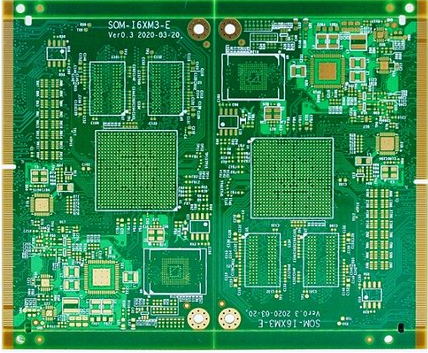 10层人机触摸屏PCB板