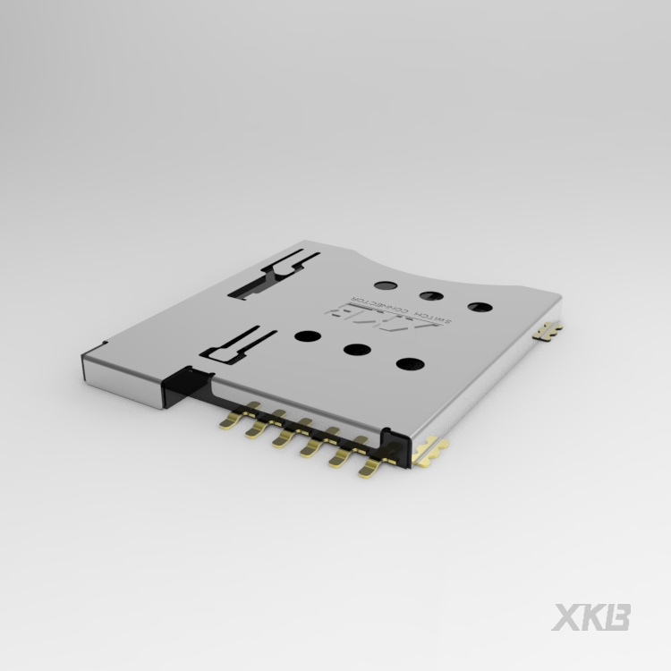 XKSIM-002-P6_SIM卡连接器