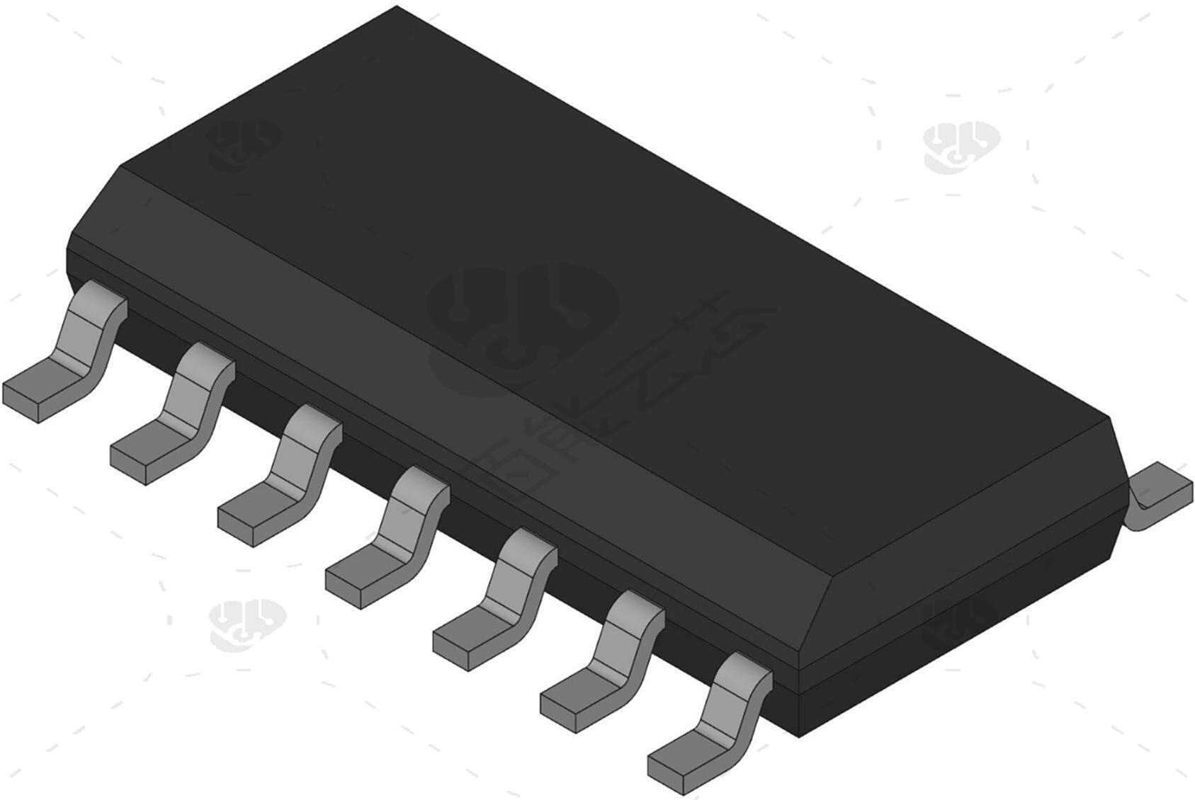 stmicroelectronics运算放大器缓冲放大器lm324dt
